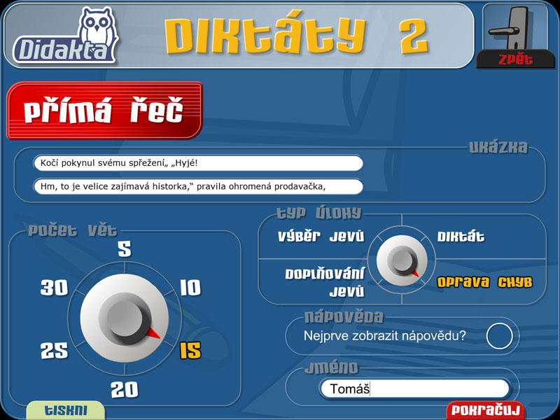 Didakta - Diktáty 2 | Výukové Programy A Výukový Software Pro Základní ...
